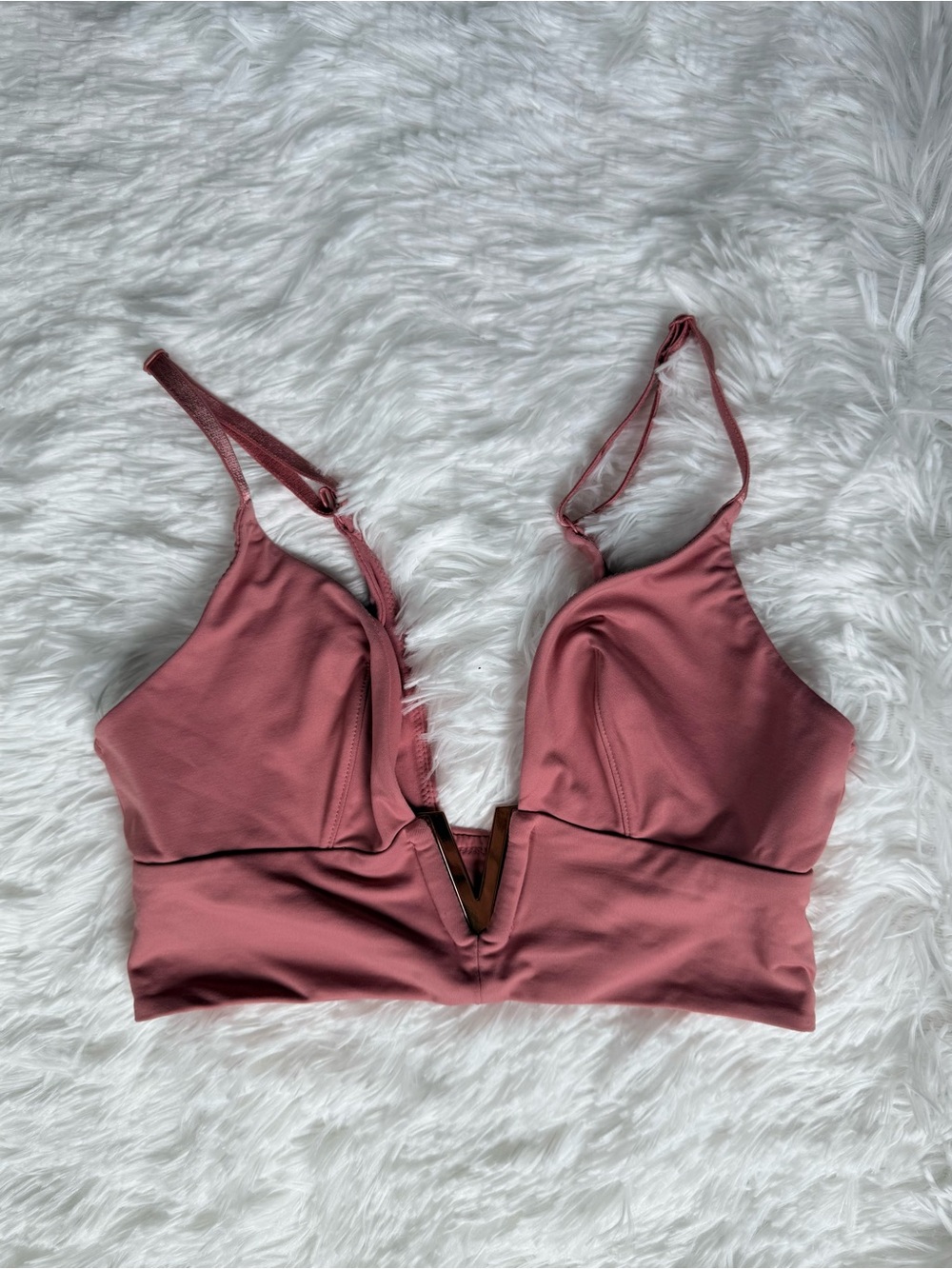 Victoria's Secret Dusty Rose V-Plunge Bralette
